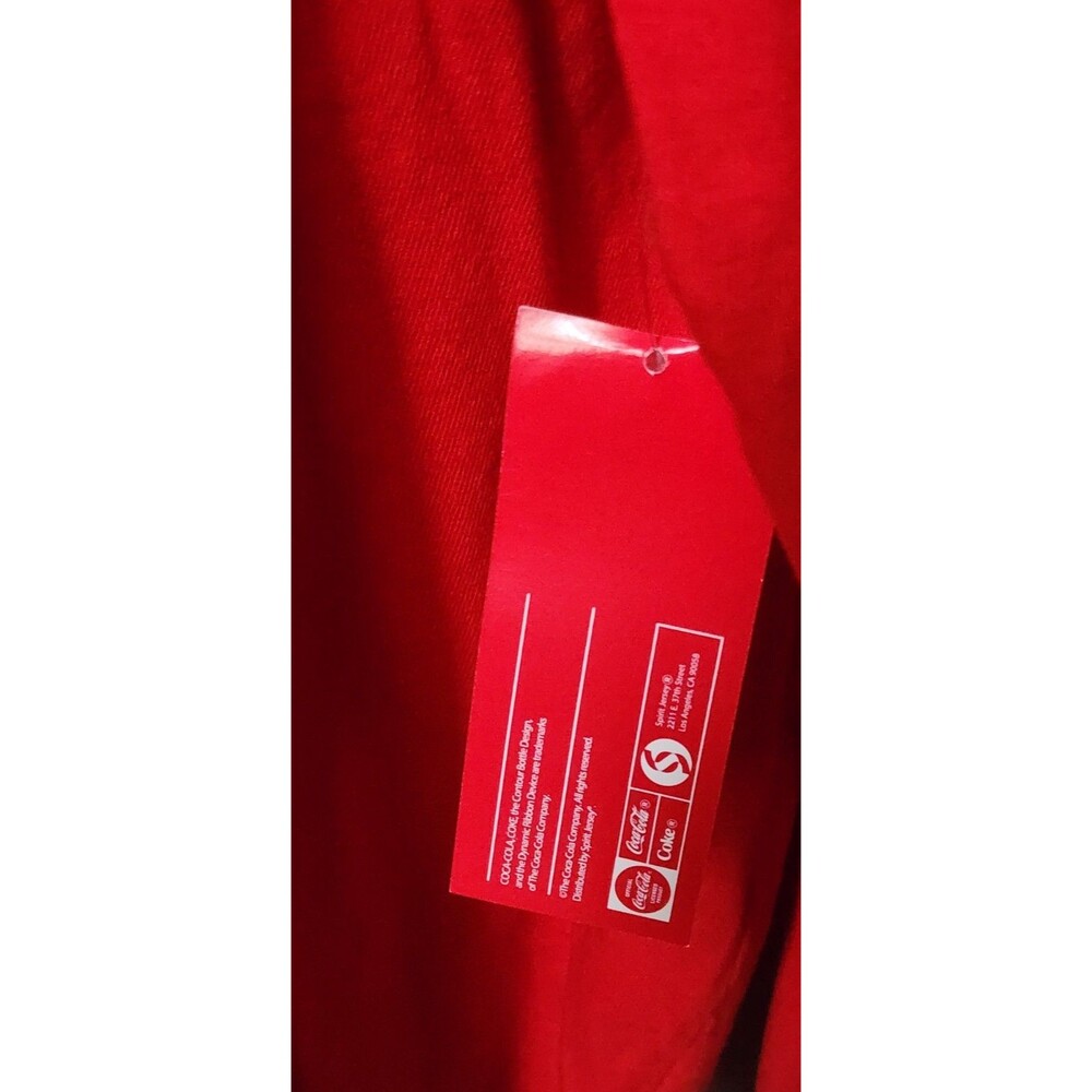 New Coca-Cola Coke X Spirit Jersey Unisex Tee Red Unisex long sleeve jersey XL - Picture 4 of 14